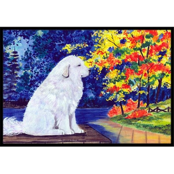 Carolines Treasures Carolines Treasures SS8240JMAT 24 x 36 in. Great Pyrenees Indoor Or Outdoor Doormat SS8240JMAT - main